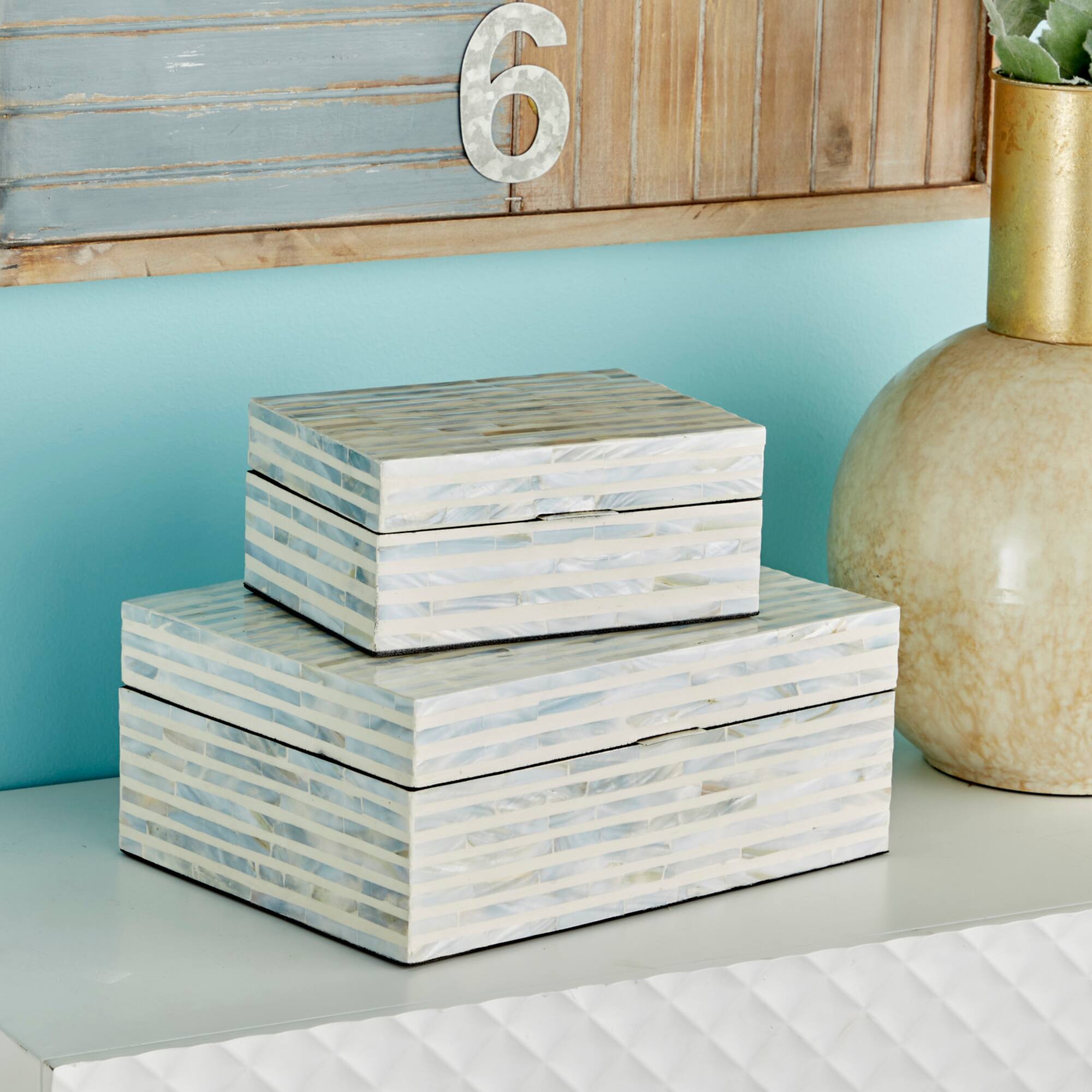 White Shell Coastal Box Set